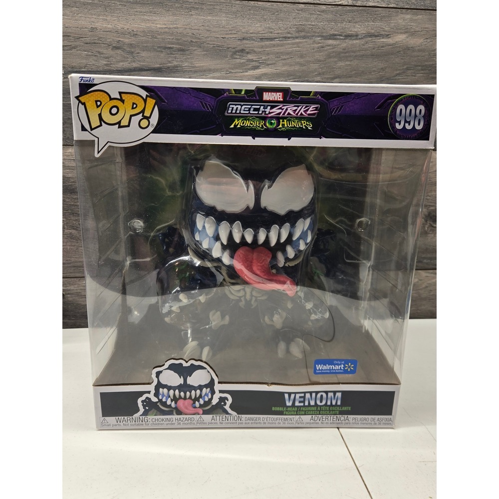 Funko Pop Marvel Mech Strike Monster Hunters Venom 998 Walmart Exclusive Figure